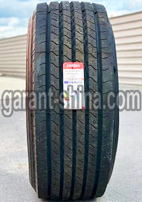 Petlas SH110 Progreen (рулевая) 385/55 R22.5 160K 20PR - Фото протектора с этикеткой